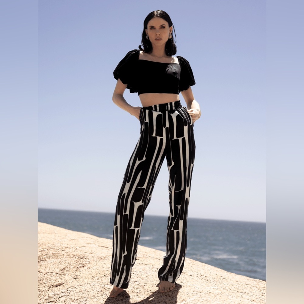 Diarrablu Leer Pants - Hera Noir